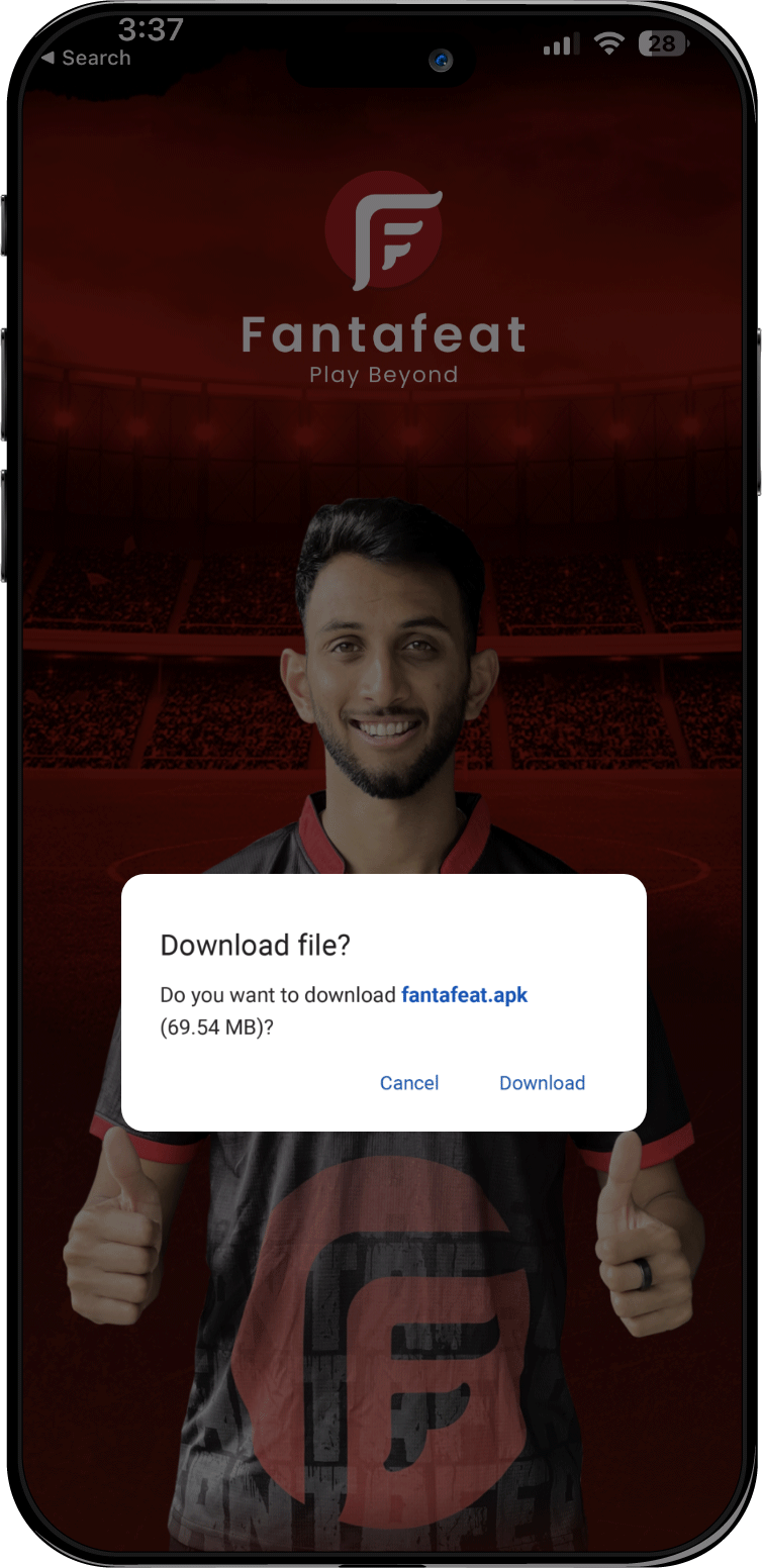 Fantafeat download app screen